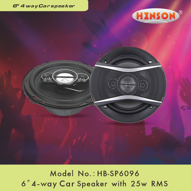 New 6″ 4-way Coaxial Car speaker HB-SP6096